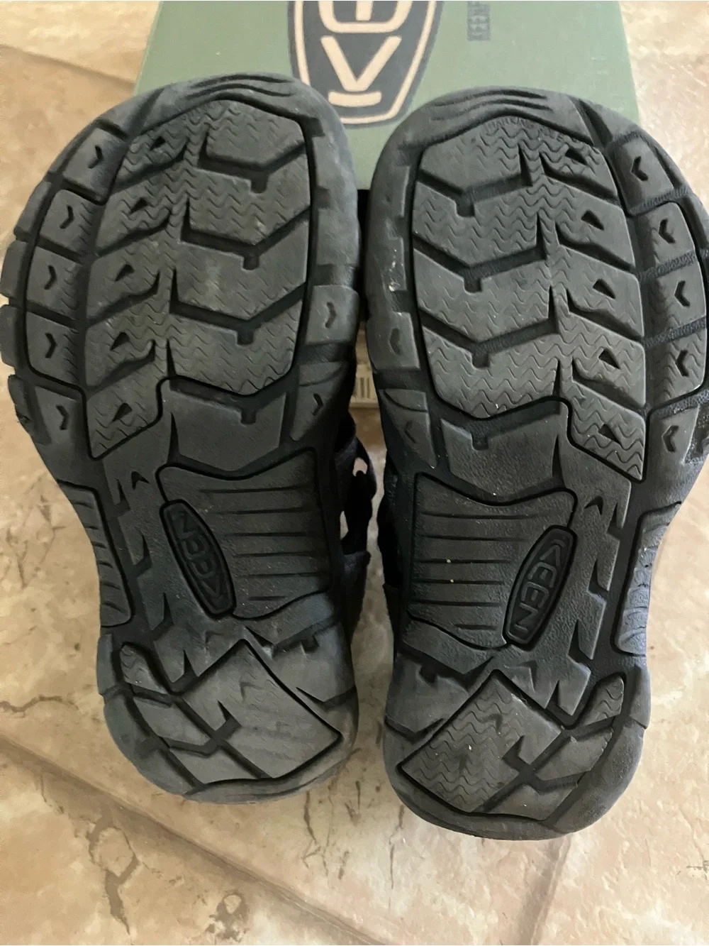 Keen Kids Steel Grey & Black Closed-Toe Sport Sandals